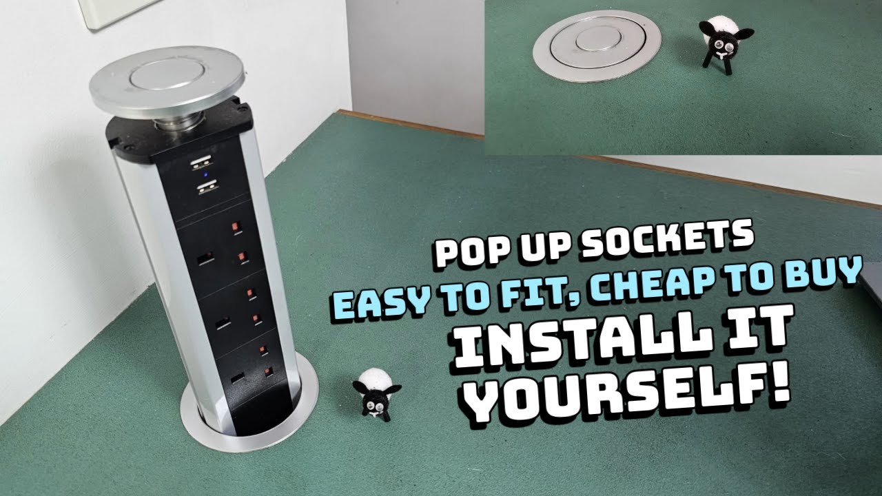 Pop Up Power Socket Installation Easy, Quick, Perfect - YouTube