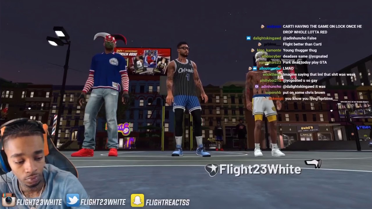 FlightReacts Shutting Up Haters In The Park - YouTube