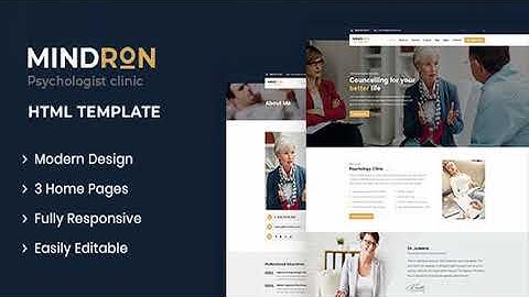 Mindron - Psychology & Counseling HTML Template | Themeforest Website Templates and Themes