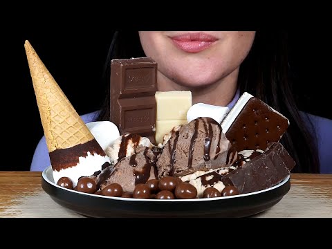 ASMR: Loaded Chocolate Ice Cream Sundae (No Talking)