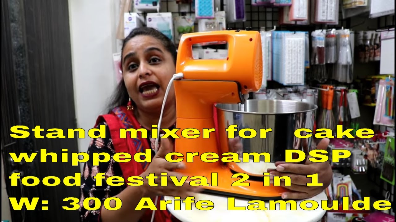 Stand mixer for cake whipped cream DSP food festival 2 in 1 W 300
