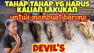 BEGINNER TUTORIAL ON MAKING BARONGAN DEVILS
