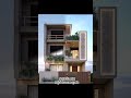 House modern front theme 3d design