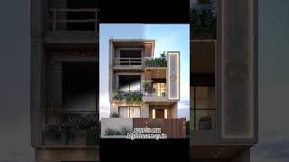 House modern front theme 3d design