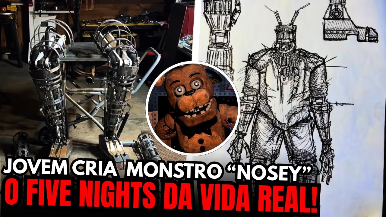 NOSEY, o Animatrônico Criado pra LUTAR contra o Homem de Ferro da Vida Real!