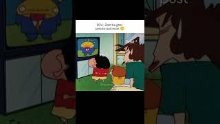 POV : Dost ke ghar jane ke bad main 🙂 #shinchan #funny #comedy #sigma #anime #edit #viral #trending