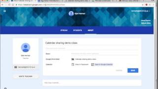 syncing google classroom calendars