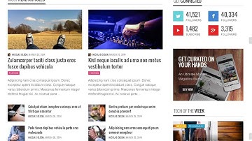 Curated Ultimate Modern Magazine Wordpress Theme - Video ServerThemes.Net