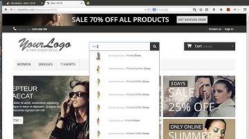Advanced Search / CMS / Brands / Category Prestashop module