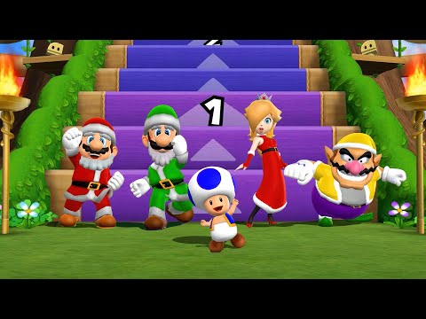 マリオパーティ9】かちぬきバトル サンタマリオVsサンタルイージ