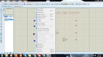 Gray Code To Binary Code Converter Using Proteus VSM