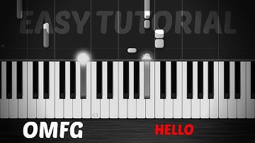 OMFG - Hello - Impossible Piano Tutorial / Cover - Synthesia