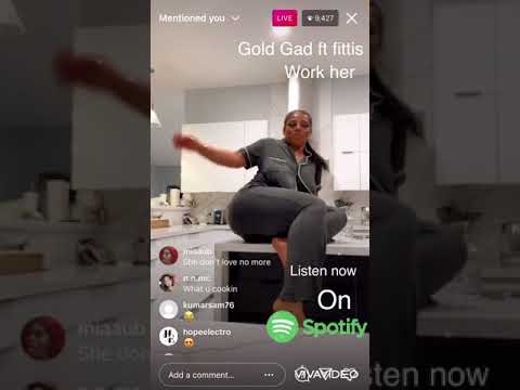 🥵You won’t believe this kkvsh twerk to gold Gad and fittisvybz in Instagram live