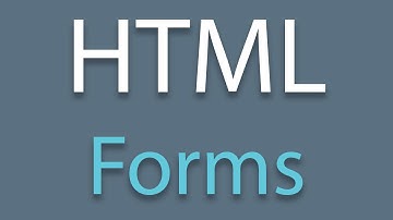 HTML Forms Part 1