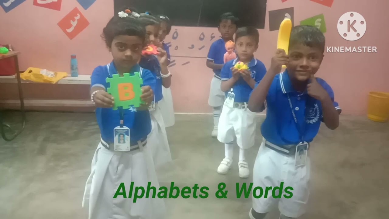 TMJ CENTRAL SCHOOL, THADICADU... LKG KIDS LEARNING ACTIVITY FOR ENGLISH