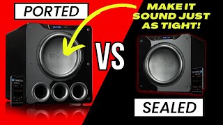 What to buy? PORTED VS SEALED Subwoofer for Home Theater!  Why some THINK sealed is FASTER / TIGHTER