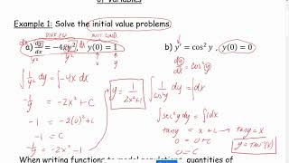 7.4 Separable Differential Equations and Exponential Change