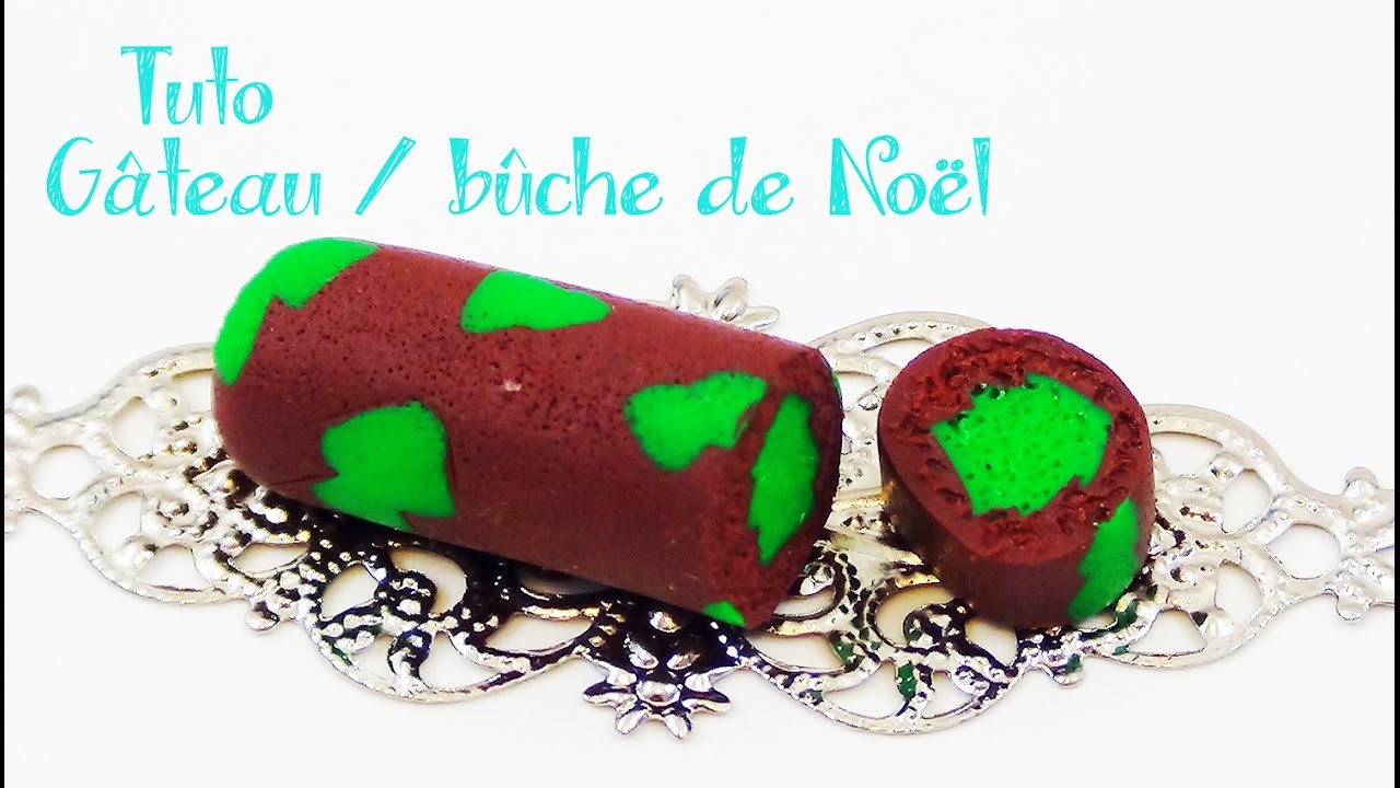 Tuto Gateau Buche De Noel Fimo Youtube