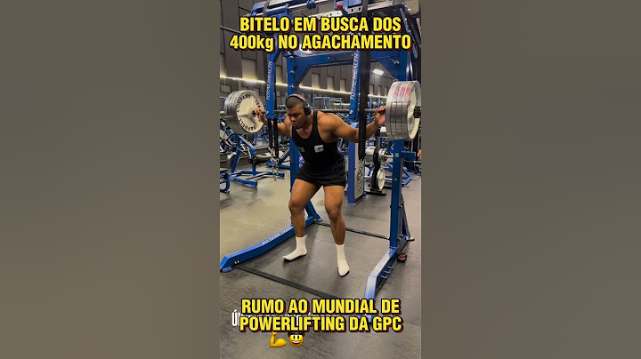BITELO EM BUSCA DOS 400KG NO AGACHAMENTO RUMO AO MUNDIAL DE POWERLIFTING DA GPC EM OUTUBRO