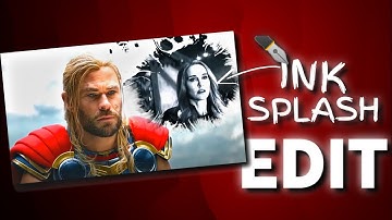Ink splash✒️ overlay editing tutorial in Hindi #editingtutorial #instagramreelsediting
