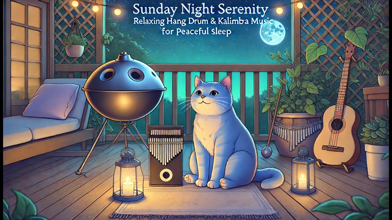 🌌 寧靜星期天夜晚：放鬆的手碟和卡林巴音樂助你安然入睡 😴💤