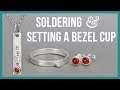 How to Solder and Set a Bezel Cup - Beaducation.com