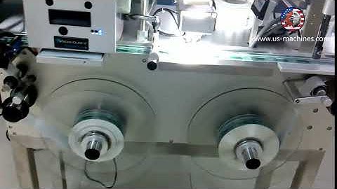 Label roll rewinding machine with visual inspection system label rolls counting rewinding equipment