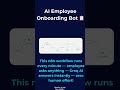 Day 40/100 — AI HR Onboarding Bot That Answers Employee Questions on Telegram 24/7! 🤖👔