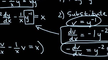 Bernoulli First Order Equations - Example 1