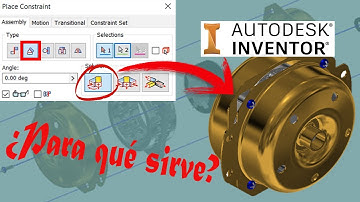 ▶ Cómo usar RESTRICCIÓN ANGULAR | Ensambles en Inventor