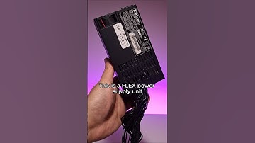 Flex PSU is used in super compact builds. #pcgamer #gamingpc #pcgaming #pcbuild #pcmr #pcmasterrace