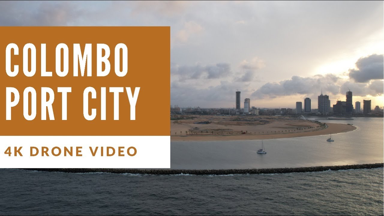 Port City Colombo | 4K Drone Video 🇱🇰