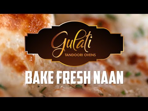 Bake fresh naan in 60 seconds in a GULATI tandoor