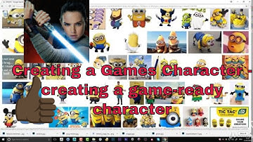 Creating a Games Character - creating a game-ready character: game a month indie devlog #1