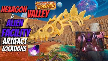 Hexagon Valley & Alien Facility Artifact Locations Lightyear Frontier