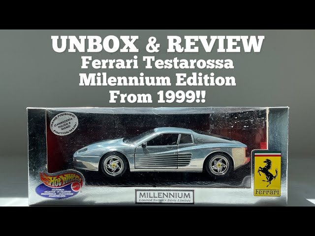 1/18 Ferrari Testarossa Milenium Edition By Hotwheels UNBOX
