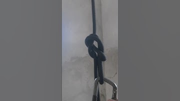 DIRECTIONAL FIGURE OF 8 LOOP #knottying #knots #basicknots #fireman #bombero #loops #viral #shorts