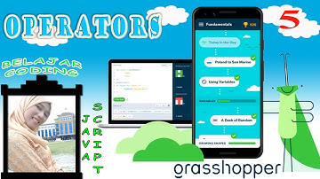 Belajar Dasar-dasar Coding Menggunakan Aplikasi Grasshopper di Android Bagian 5 ~OPERATORS~