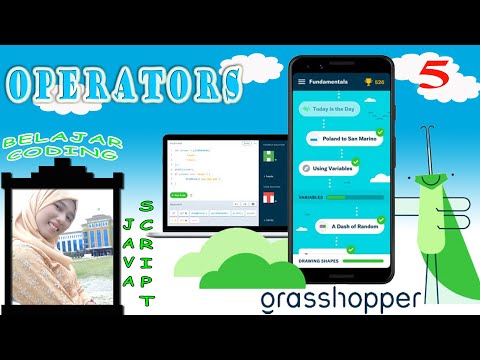 Belajar Dasar-dasar Coding Menggunakan Aplikasi Grasshopper di Android Bagian 5 ~OPERATORS~