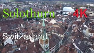 Walks in the Old City. 4K. Solothurn