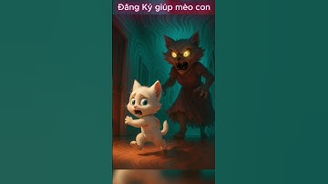 Mèo con mơ thấy mẹ biến thành quái vật #shorts #cat #ai #meow #meo