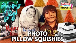 Mother's Day Photo Pillows with HTVRONT Auto Heat Press 2!