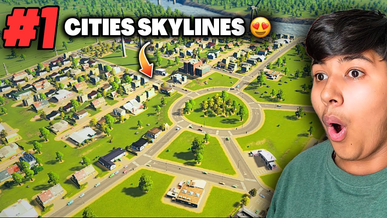 Cities Skylines Ep 1 - My First City😍 | CITIES SKYLINES GAMEPLAY - Gamerskull