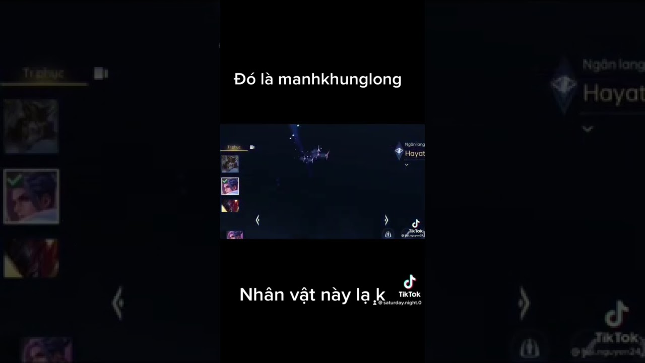 Fan tik tok phải biết id Manhkhunglong #liênquânmobile #shorts #short #freefire