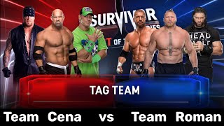 Team Cena vs Team Roman | 6 Man Tag Team dream match | ps5
