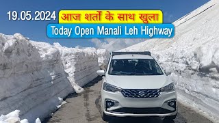 Manali Leh highway Open With Conditions ❗ Rohtang Pass Manali