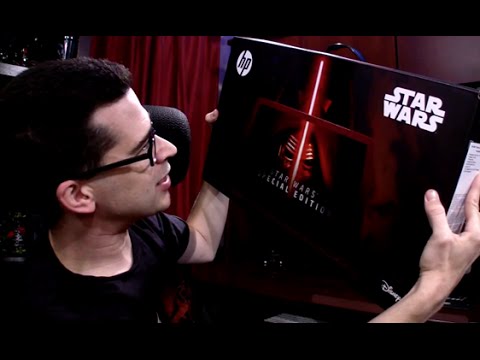 Unboxing the #StarWars Special Edition Notebook from HP - YouTube