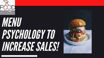 Top 5 menu psychology techniques to increase sales!