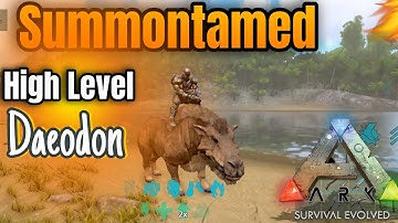 I Summontamed Daeodon max Level 💥| How to Summon Tame Daeodon #arkultimatemobileedition