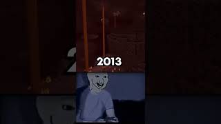 Minecraft 2013 Vs 2023#shorts #minecraft